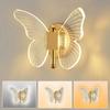 LED Wall Lamp Butterfly Wall Lights Indoor Lighting Home Bedroom Bedside Table Living Room Decoration Nordic Interior Wall Light