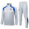 Adult Retro Football Training Suit Long Sleeve Sportswear Men Women