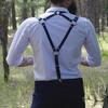 Men's Suspenders Chest Belt Harness Straps Harnesses Fashion Club Crop Top Role Play Costume