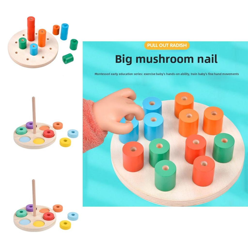 Wooden Early Learning Puzzle Set For Kid Cognitive Development Baby Gift