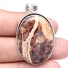 Pendant Designer Jasper Gemstone Handmade Mother Day Silver Jewelry 2"