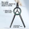 Digital Radius Display Circle Drawing Gauge Press Compass  Ruler  Primary School Exams
