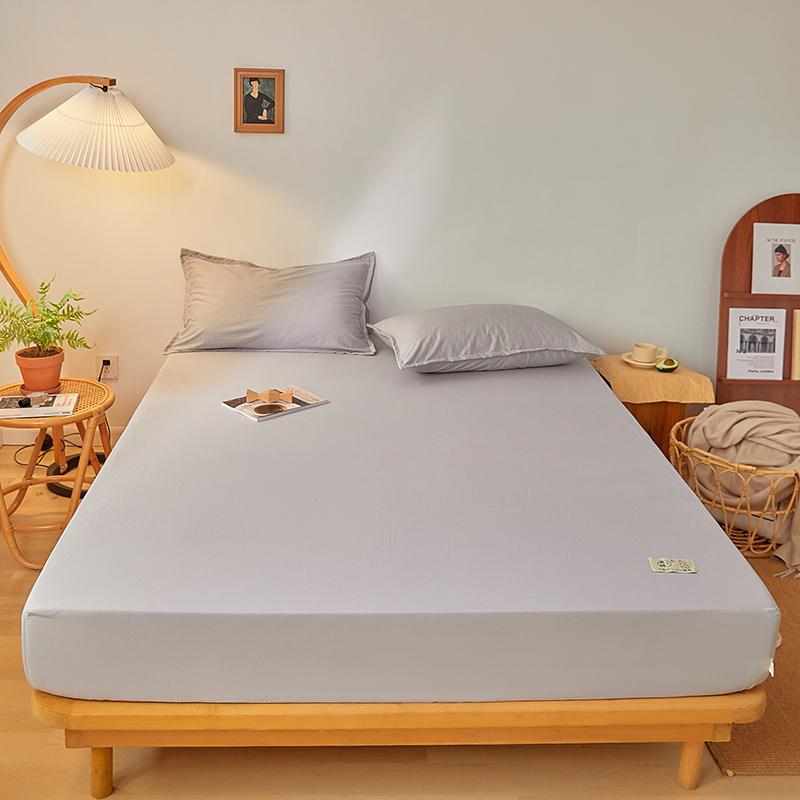 100% хлопок односпальная простыня розового цвета на резинке пылезащитный чехол универсальный чехол для матраса простыни королевы с эластичным постельным бельем