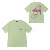 Mens Casual Short Sleeve Cotton T-Shirt With Letter Print Loose Fit Streetwear Style