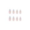 Women Fashion Manicure Tool Artificial Nail Tips French Fake Nails Wearable Almond False Nails