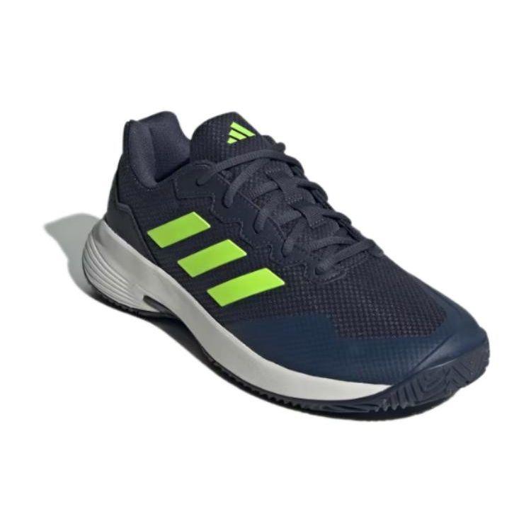 adidas GameCourt 2.0 Shadow Navy Lucid Lemon Мужские кроссовки Blue Core-White IE0854