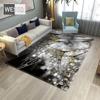 Dandelion Plant Printed Bedroom Floor Mat Flannel Sponge Bathroom Mat Big Kitchen Rugs Soft Carpet Living Room Hall Carpet