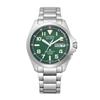 ЧАСЫ CITIZEN PROMASTER Eco-Drive с радиоконтролем (Серебро / Бизнес / Водонепроницаемый / Мужской) PMD56-2951 Серия LAND Citizen Подарок Радиоуправляемые Солнечные