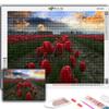5D Diamond Painting Tulips Mosaic DIY Diamond Embroidery Rhinestone Home Decoration
