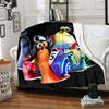 1pc Blanket Turbo Print Design, Lightweight Blanket for Sofa, Bed- Soft &Warm, Gift for All Seasons like Christmas, Halloween