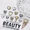 Retro Luxury DIY Rhinestone Heart Nail Accessories - Zircon Manicure Jewelry
