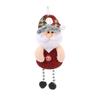 Christmas Hanging Decoration Reindeer Cloth 3D Santa Claus Snowman Bear Doll Pompom Leg Cute Handmade