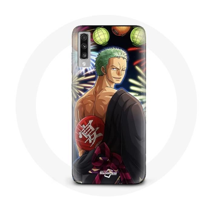 Coque - Maniacase - Samsung Galaxy A50 - One Piece Joyeux Noël - Anime Manga - Souple