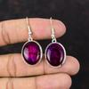 Серьги с фиолетовым огненным лабрадоритом, серьги из стерлингового серебра 925 пробы, новые ювелирные изделия ручной работы, серьги с драгоценными камнями, подарок для друга, серьги с лабрадоритом