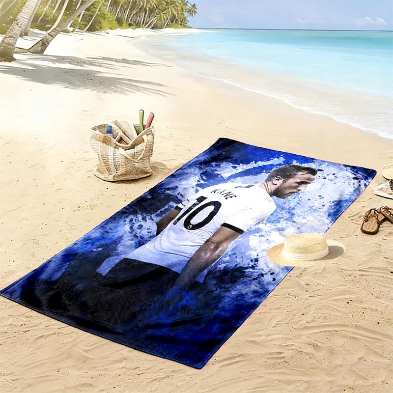 Harry Kane Icon Beach Towel, Large Soft Quick Dry Towel for Beach Camping Swimming