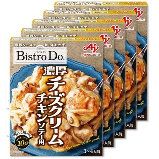 CookDo BistroDo Насыщенный Сырно-Сливочный Куриный Соте 3-4 Порции 5 Пачек Реторт Западный Соус Белый