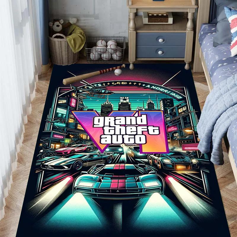 Urban Conflict: Chinatown War carpet printing floor mats Dormitory decoration Art Christmas gifts