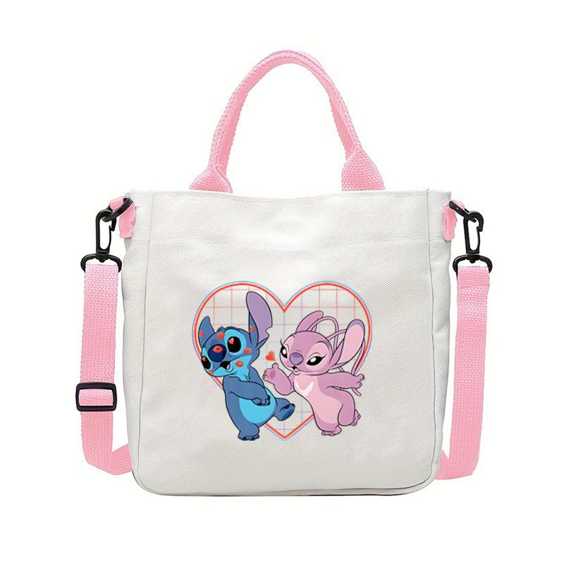 Anime Peripheral Cartoon Printed Student Shoulder Bag Women'S Oblique Span Handbag