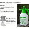 1/2 Gallon Handheld Pump Sprayer, 2-Pack Garden Pressure Sprayer with Adjustable Brass Nozzle, Multi-Purpose 75oz Water Spray Bo