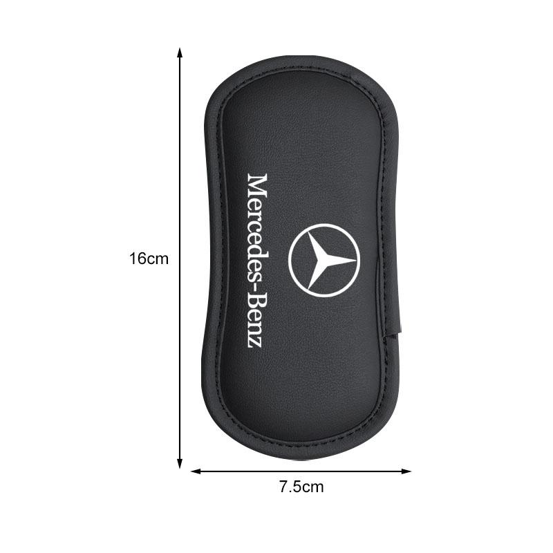 AABIG1 Leather Car Pillow Car Knee Pad Elastic Memory Foam Leg Pad Stickers For Mercedes-Benz W213 W212 W220 W221 W222 W108 W126