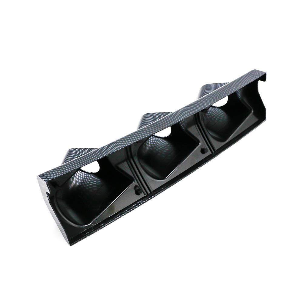 Universal 52mm 3 Hole Right Hand Drive Holder Auto A Pillar Carbon Fiber Triple Gauge Holder Gauge Pod