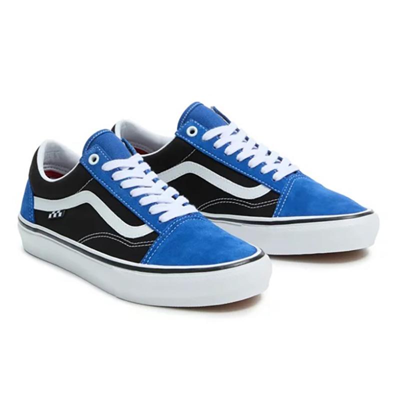 Vans Skate Old Skool Blue Black Unisex Sneakers White VN0A5FCB5YD