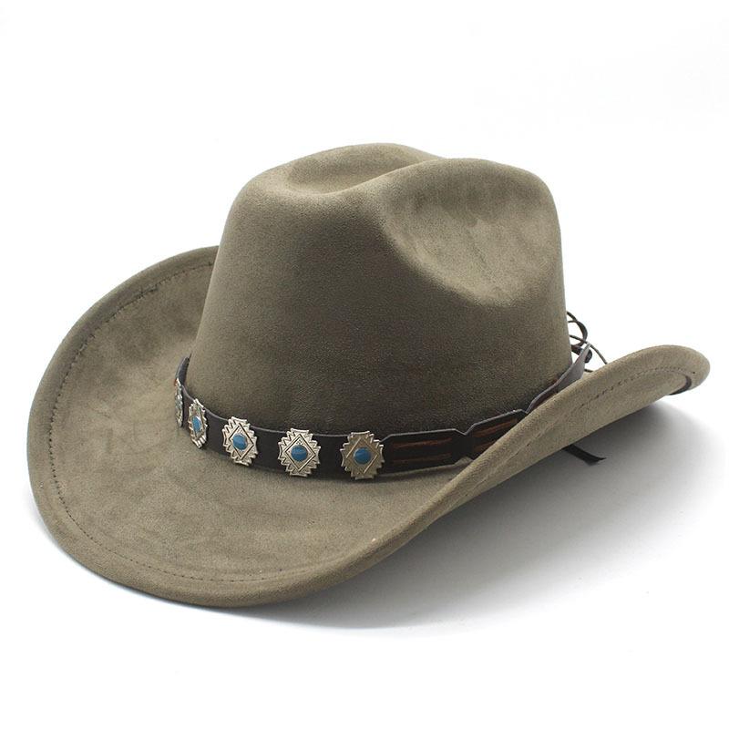 Fashion Casual High Top Big Eaves Suede Jazz Hat Outdoor Shopping Styling Felt Top Hat