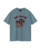 WILDROCK Hollysheesh Angry Bear Pigment Oversized Short Sleeve T-Shirt_6 Col (B Type)
