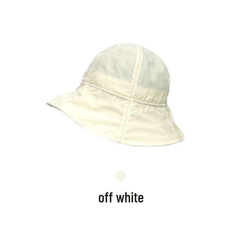 Wrinkled Drawstring Bucket Hat: 2025 Summer Style, Lightweight, Cool Fabric, Easy To Carry, Sunshade & Sunscreen.