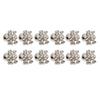 50 Sets Skull Rivets Gothic Style Beautiful Fashionable DIY Rivet Accessories for Making Shoes Belts Silver