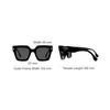 Fendi Logo Engraved Square Sunglasses Women sunglasses Black FE40101I01A