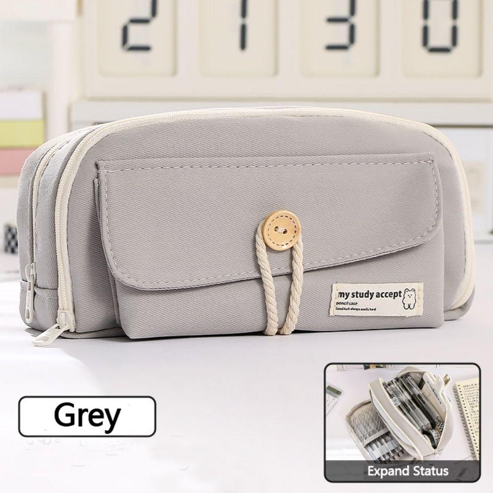 Сумка-карандаш большой емкости, тканевая сумка для хранения, креативный чехол для канцелярских принадлежностей, школьные принадлежности для студентов