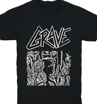 Grave Band Анатомия Человеческого Тела Хлопок Черный Все Размеры Футболка AG563 Унисекс Футболка
