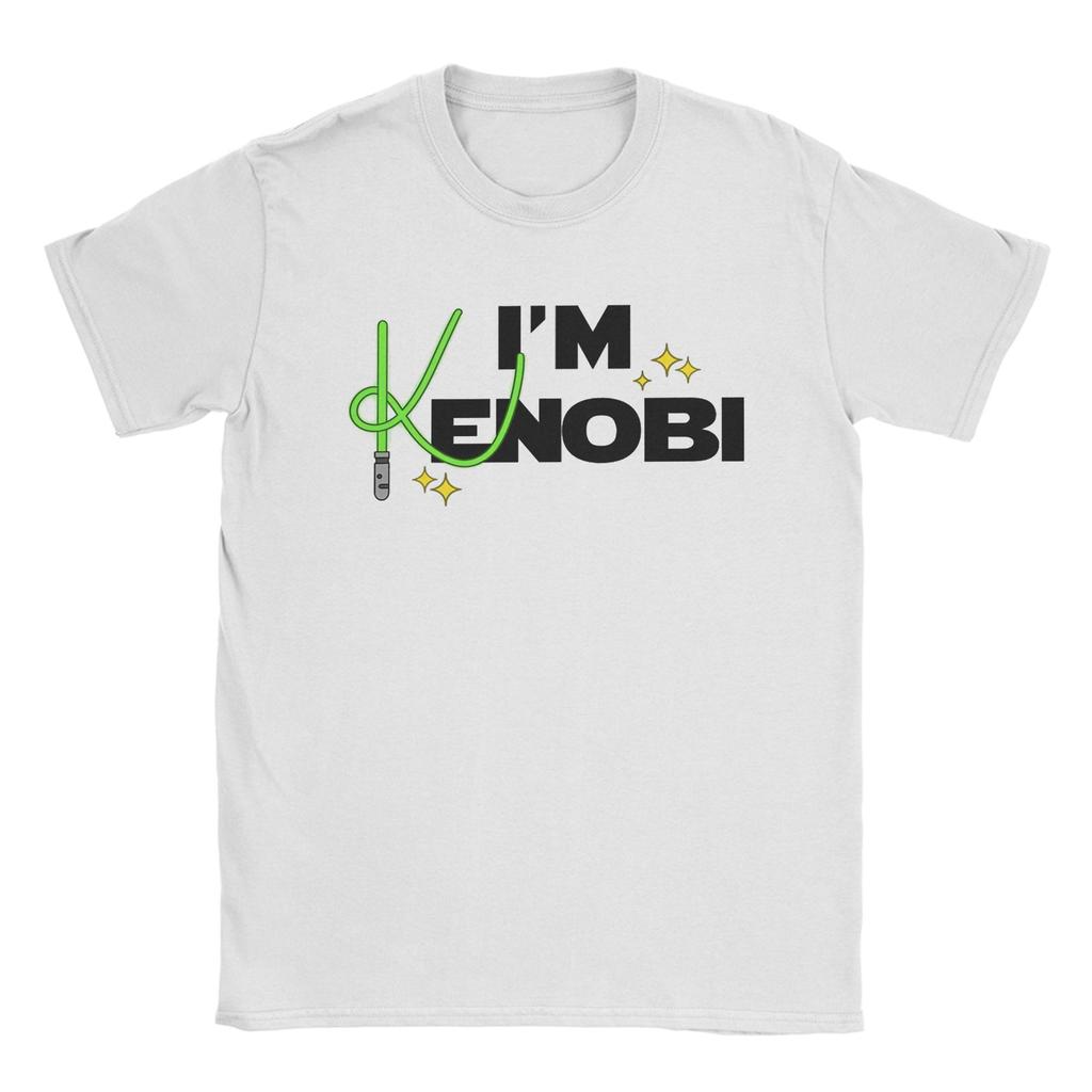 Космическая футболка Оби-Вана Кеноби Мужская 100% хлопок Креативные футболки Круглый вырез Иисус Ретро Коллаж Футболки Одежда с коротким рукавом С принтом