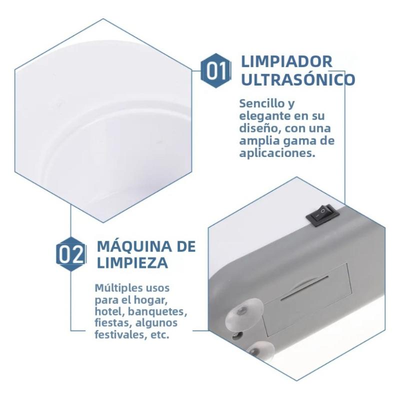 Ультразвуковая чистящая машина USB перезаряжаемая высокочастотная вибрационная мойка очиститель ювелирных изделий очки очиститель