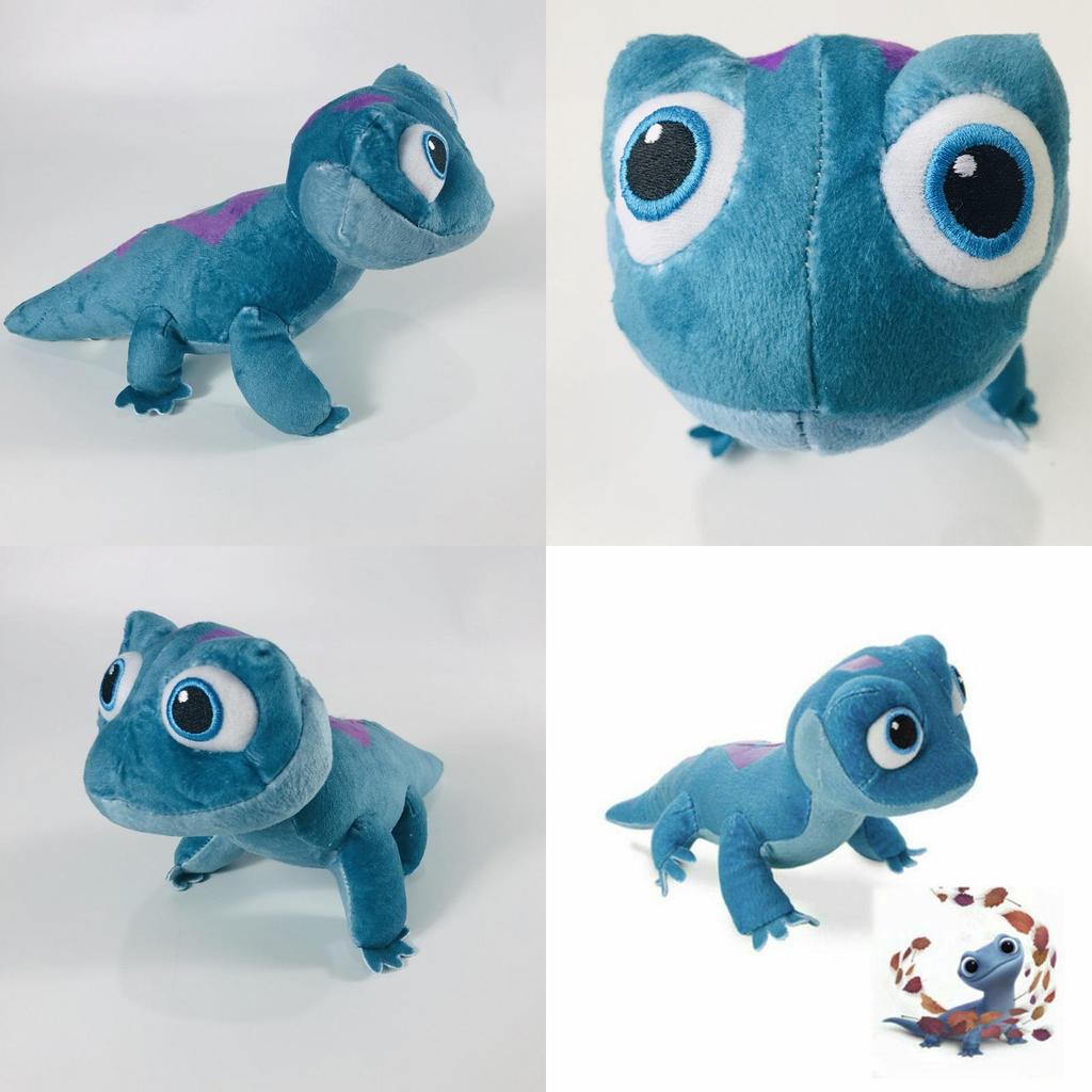 Frozen 2 Fire Spirit Salamander Blue Plush Doll For Young Fans**