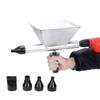 Electric Mortar Pointing Grout Gun Portable Mortar Sprayer Applicator Cement Caulking Gun with 4 Nozzles (Without Electric Drill)