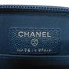 Used 10097 COCO Button Coin Purse A84061 7943 Excellent Condition CC Mark Zip Around 22nd Series COCO Mark Caviar Skin