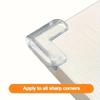5/10PCS Clear Anti-collision Coffee Table Furniture Corner Protectors Soft Corner Sheathing Living Room Decor