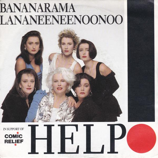 7-дюймовая пластинка BANANARAMA LANANEENEENOONOO Help LON222 London Records 1989 UK Dance Electronica Б/у