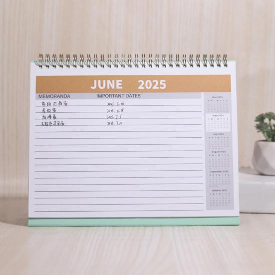 2025 Настольный календарь 12 месяцев Настольный перекидной календарь Настольный календарь Планировщик на каждый день