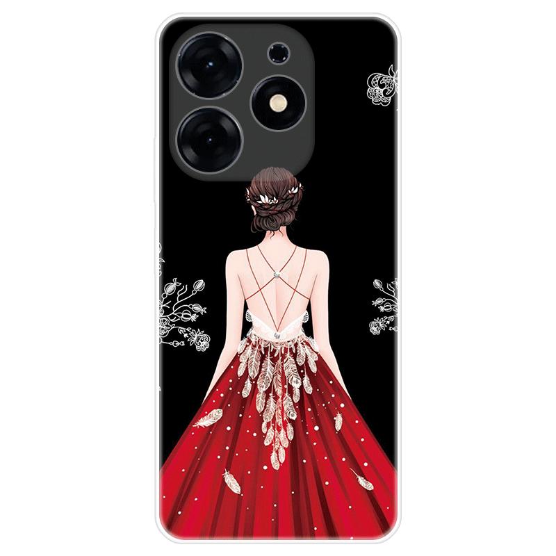 Для Tecno Spark 10 Pro Spark10 чехол Мягкая силиконовая задняя крышка модный чехол для телефона с мультяшным рисунком