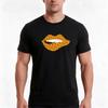 Rosy Bitting Lips Tshirt Summer Casual Cotton Tee Oversized Streetwear Tops Vintage Graphic Print Loose Fit Short Sleeve