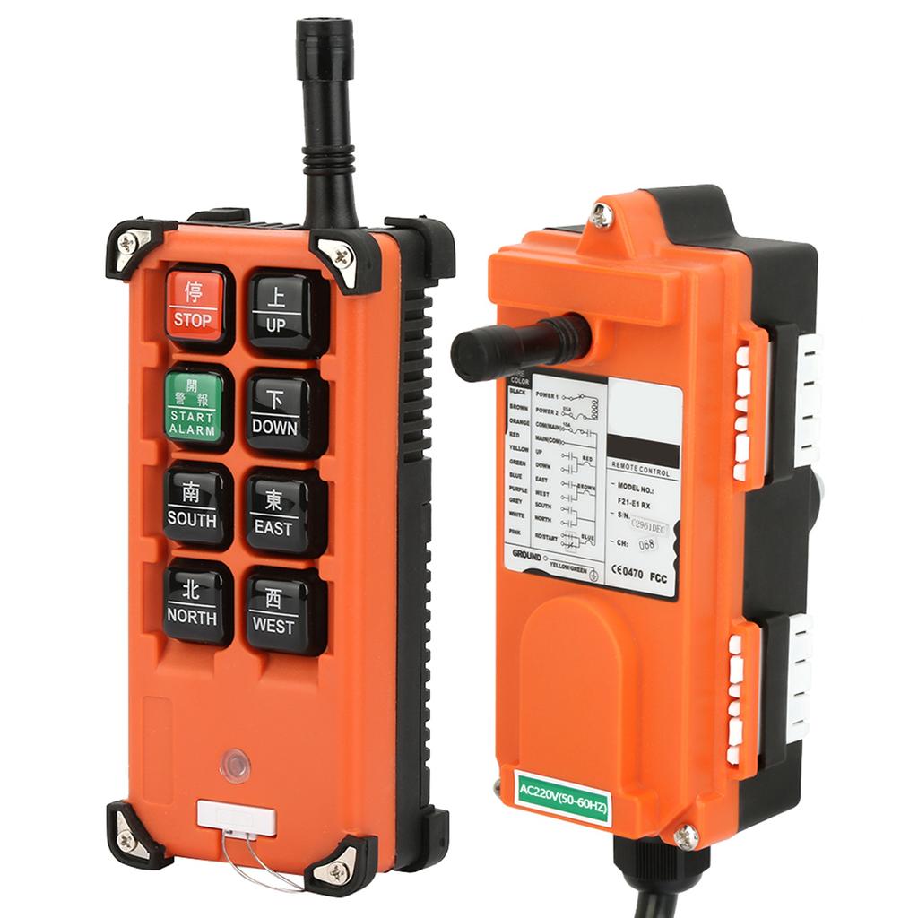 220V Промышленное радио Беспроводной пульт дистанционного управления Передатчик&Приемник F21‑E1B