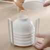1/4Pcs Draining Dish Racks Bowl Plate Holders Durable Construction Easy To Clean Heavy-Duty Metal Bowl Storage Dying Display Racks