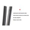 2pcs High Quality Boneless Rubber Car Wiper Blade Refill Strips Windscreen 6mm 14"16"17"22"24"26"28" Windshield Car