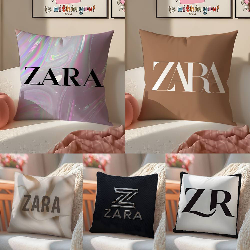Быстрая мода Элегантный дизайн ZARA-A Наволочка Наволочка против пылевых клещей Невидимая молния Шелковистый короткий плюш Чехол для диванной подушки