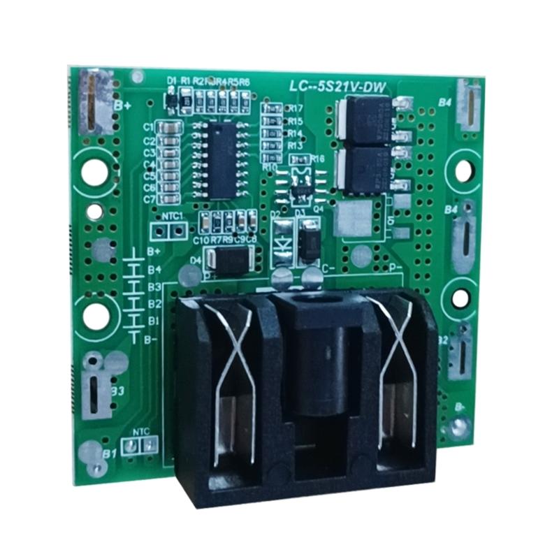 Многофункциональная плата аккумулятора 5S 21V BMS 18650, зарядка для защиты печатной платы с перегрузкой по току для защиты
