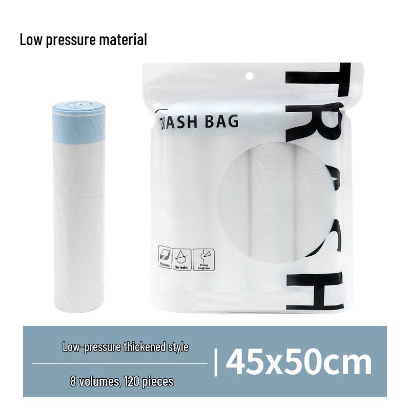Thickened Kitchen Drawstring Trash Bags - Household Disposable and Handle-Style