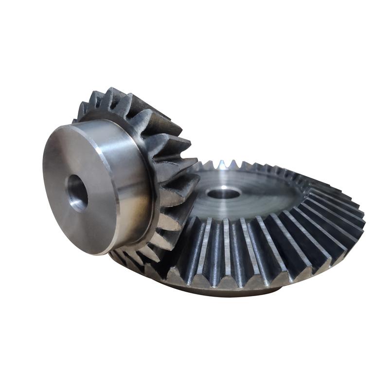 1Pair 1:2 Bevel Gear 1M15Teeth+30Teeth Inner Hole 6mm 90 Degree Drive Commutation Steel Gears Steel Gears Screw M5